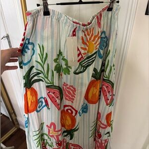 Calypso St Barths Multi-Color Printed Skirt